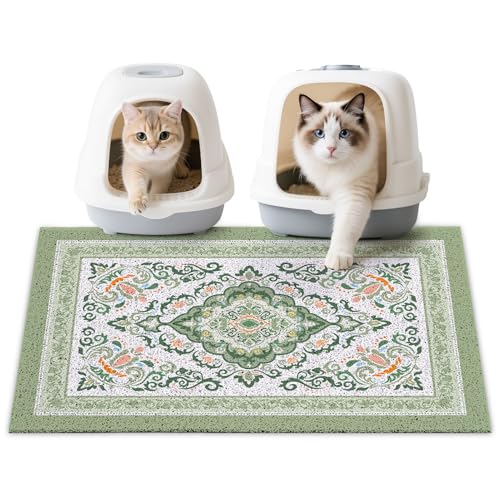 Unicorn Catcher Katzentoilettenmatte, 83,8 x 55,9 cm, rutschfeste Katzentoilettenmatte, waschbare Katzentoilettenfangmatte für Katzentoilette, Innenfutter, Essentials, Dunkelseegrün Unicorn Catcher Katzentoilettenmatte, 83,8 x 55,9 cm, rutschfeste Katzentoilettenmatte, waschbare Katzentoilettenfangmatte für Katzentoilette, Innenfutter, Essentials, Dunkelseegrün von Unicorn Catcher