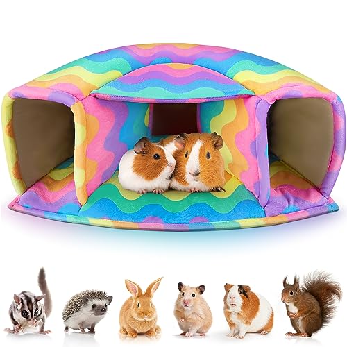 Unicorn Catcher Meerschweinchenhaus, groß, gemütlich, warmes Tunnelzubehör für kleine Haustiere Unicorn Catcher Meerschweinchenhaus, groß, gemütlich, warmes Tunnelzubehör für kleine Haustiere von Unicorn Catcher