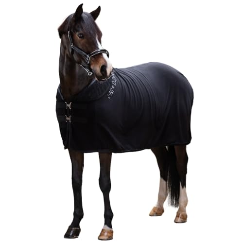 Fleecedecke Black Glitter (135 cm) von Unicorn Equestrian