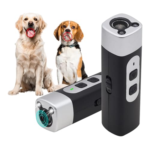 2-in-1-USB-Hundevertreiber, Hundebellenabschreckung und Anti-Bell-Gerät für Hunde (schwarz) von Uniguardian