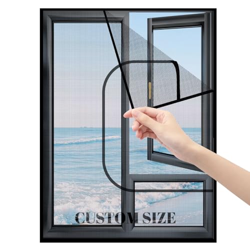 Uniqora Katzen-Fensternetz in individueller GrößeBalkon-Katzen-Sicherheitsnetz mit Reißverschluss| Fensterschutz für Katzen, Vögel, Anti-Moskito, Insekten, Insekten, Fliegengitter Uniqora Katzen-Fensternetz in individueller GrößeBalkon-Katzen-Sicherheitsnetz mit Reißverschluss| Fensterschutz für Katzen, Vögel, Anti-Moskito, Insekten, Insekten, Fliegengitter von Uniqora