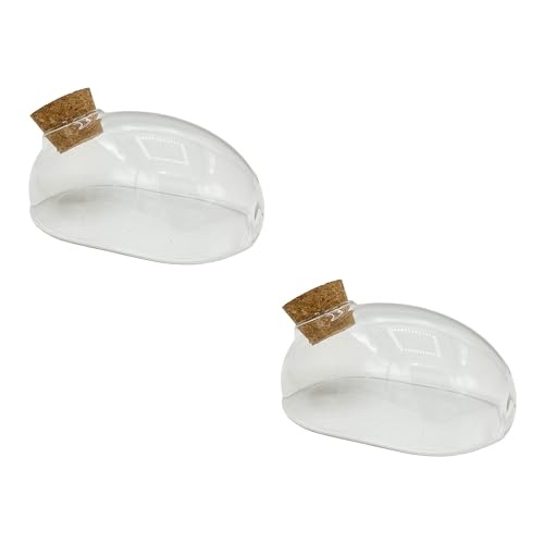 Silver Circle Products Unique Gardener: Glasterrarium 2 Pack - Maus - mit Korkdeckel, Gartenpflanzgefäße, Glas, für Sukkulenten, Kräuter, Pflanzen, Blumen & mehr Silver Circle Products Unique Gardener: Glasterrarium 2 Pack - Maus - mit Korkdeckel, Gartenpflanzgefäße, Glas, für Sukkulenten, Kräuter, Pflanzen, Blumen & mehr von Unique Gardener