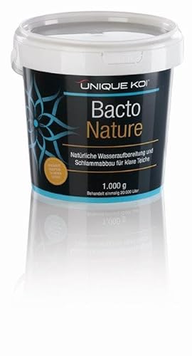 Unique Koi Bacto Nature 5000g für 100000 L Teichwasser Biostarter Filterbakterien Teichschlammentferner zur Reinigung von Laub, Schlamm und Ablagerungen Unique Koi Bacto Nature 5000g für 100000 L Teichwasser Biostarter Filterbakterien Teichschlammentferner zur Reinigung von Laub, Schlamm und Ablagerungen von Unique Koi