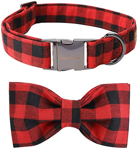 Unique Style Paws Hundehalsband Fliege Halsband Verstellbare Halsbänder oder Hundeleinen für Hunde und Katzen Klein Mittelgroß Groß Unique Style Paws Hundehalsband Fliege Halsband Verstellbare Halsbänder oder Hundeleinen für Hunde und Katzen Klein Mittelgroß Groß von Unique style paws