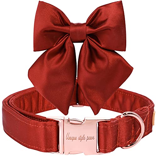 Unique style paws Hundehalsband Halloween aus Seide, verstellbar, langlebig, mit Schleife, Feiertagsfliege, Halsband für sehr große Hunde, Größe XL Unique style paws Hundehalsband Halloween aus Seide, verstellbar, langlebig, mit Schleife, Feiertagsfliege, Halsband für sehr große Hunde, Größe XL von Unique style paws