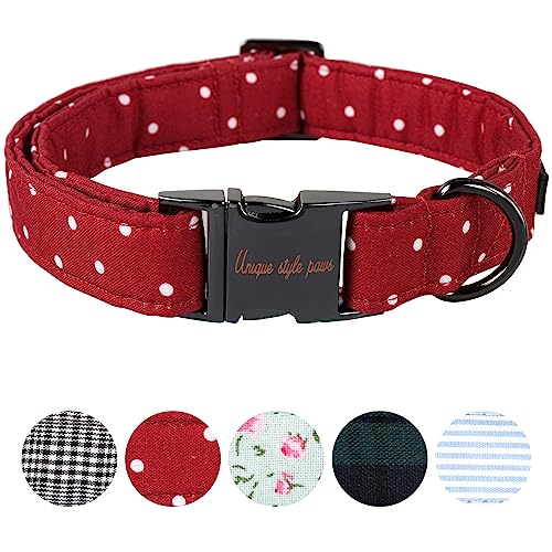 Unique style paws Hundehalsband, Hundehalsbänder für Kleine Mittel Groß Hunde, Fliege Hundehalsband Verstellbar XS-XL Unique style paws Hundehalsband, Hundehalsbänder für Kleine Mittel Groß Hunde, Fliege Hundehalsband Verstellbar XS-XL von Unique style paws