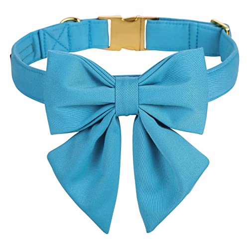 Unique style paws Hundehalsband aus Baumwolle mit Fliege, verstellbares Halsband für kleine Hunde, Welpen und Katzen mit goldener Metallschnalle Unique style paws Hundehalsband aus Baumwolle mit Fliege, verstellbares Halsband für kleine Hunde, Welpen und Katzen mit goldener Metallschnalle von Unique style paws