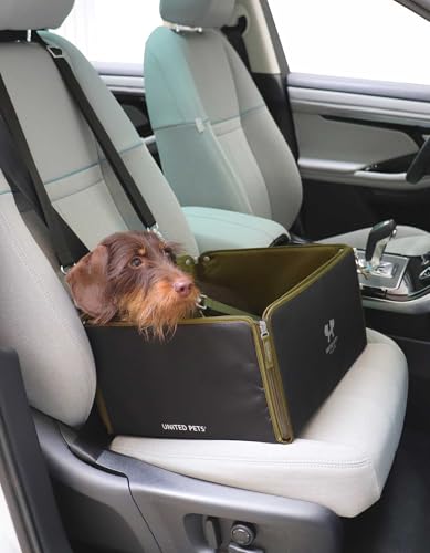 UNITED PETS Car Box Auto Hundetransportbox | waschbares Innenfutter | 100% R-Pet | Schwarz Grün | Faltbar | Kompatibel mit Allen Autos | Transportbox | Reisebox UNITED PETS Car Box Auto Hundetransportbox | waschbares Innenfutter | 100% R-Pet | Schwarz Grün | Faltbar | Kompatibel mit Allen Autos | Transportbox | Reisebox von United Pets