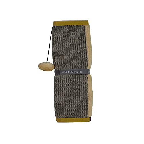 United Pets Cat Scratcher, Kratzbaum für Katzen, Kratzmatte, Schutz für Tisch, Grau, aus Sisal - Einheitsgröße von United Pets