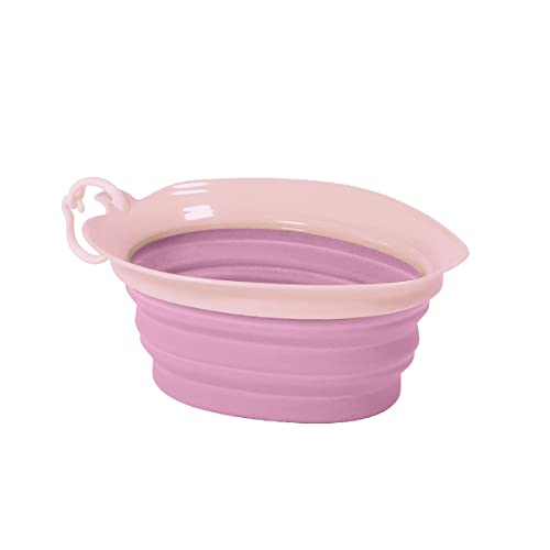 United Pets Leaf Bowl Design Reisenapf für Hunde, faltbar und zum mitnehmen, aus ungiftigem Silikon, Rosa, Einheitsgröße United Pets Leaf Bowl Design Reisenapf für Hunde, faltbar und zum mitnehmen, aus ungiftigem Silikon, Rosa, Einheitsgröße von United Pets