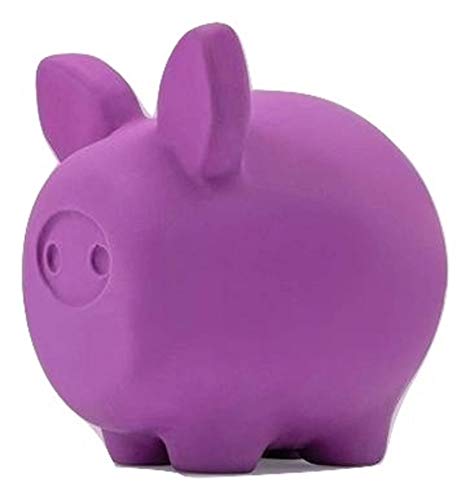 United Pets Pigs Piggy Hundespielzeug in Form eines Schweins, Design aus Latex, für Hunde, Violett, Einheitsgröße von United Pets