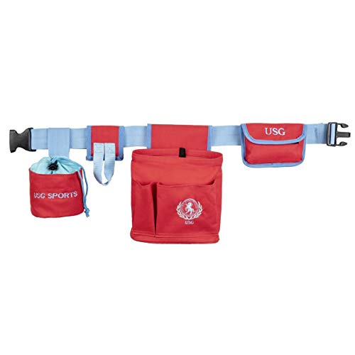 USG United Sportproducts Germany 16050004-030 Putzgürtel ''Groom'' (rot/blau) von USG