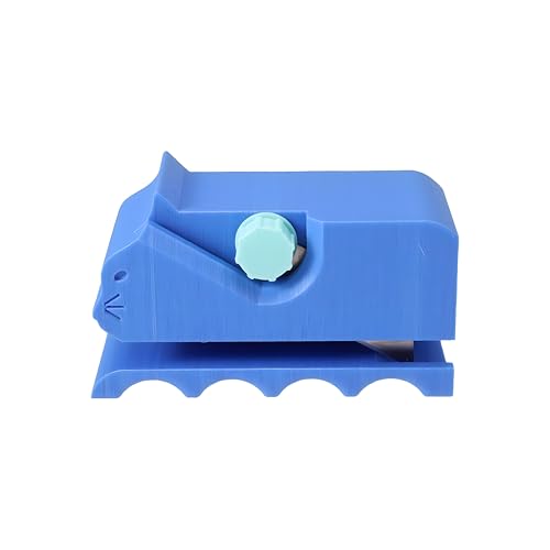 Unpoten Kartonschneider für Katzenkratzbretter, 3D Gedruckter Kartonschneider, Werkzeugschneider aus Karton mit Klinge, für Handgefertigte Katzenbetten und KartonstreifenKarton(Blau) von Unpoten