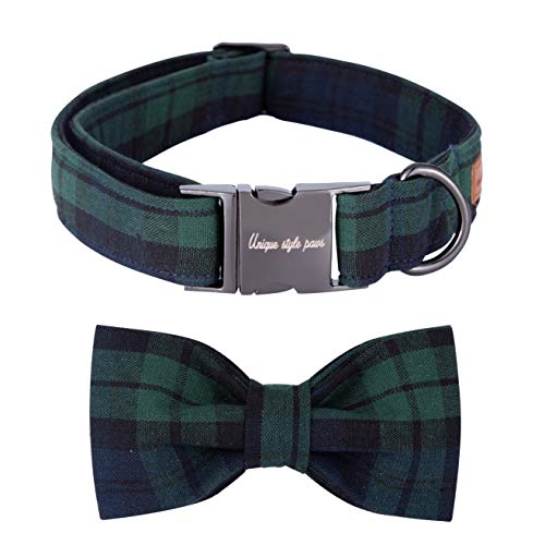 Unique Style Paws Hundehalsband Fliege Halsband Verstellbare Halsbänder oder Hundeleinen für Hunde und Katzen Klein Mittelgroß Groß Unique Style Paws Hundehalsband Fliege Halsband Verstellbare Halsbänder oder Hundeleinen für Hunde und Katzen Klein Mittelgroß Groß von Unique style paws