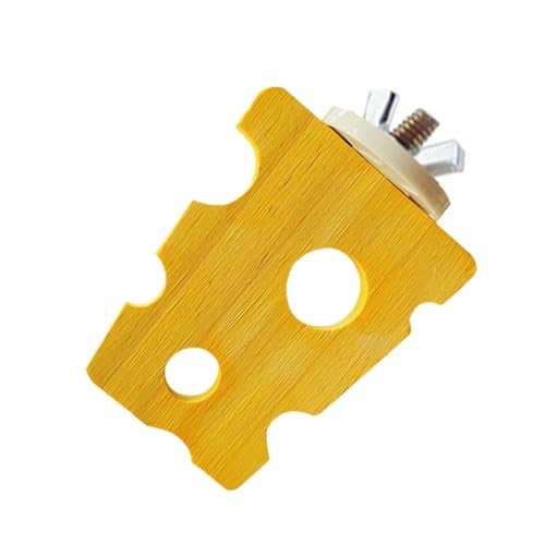 Bird Perches for Cage, Wooden Cheese Perch Stand, Bird Cage Platforms for Cockatiel, Budgie, Parakeet, Conure, Claw Grinding Perches, Bird Cage Accessories for Cage at Home von Uonguon
