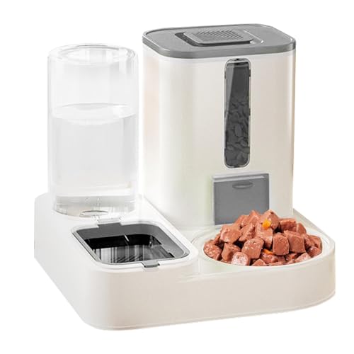 Cat Automatic Feeders Large Capacity | Multifunctional Pet Feeder for Dogs | Reusable Food Dispenser with Water Functionality | Ideal for Cage Feeding Needs Cat Automatic Feeders Large Capacity | Multifunctional Pet Feeder for Dogs | Reusable Food Dispenser with Water Functionality | Ideal for Cage Feeding Needs von Uonguon