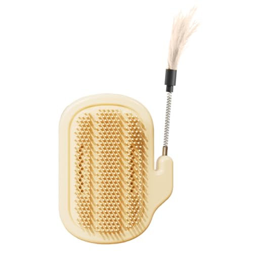 Cat Corner Scratcher, Self-Groomer with Catnip, 5.12x3.94 Inches Grooming Massage Comb Brush, Furniture Protector Design for Cats, Rabbits, Dogs, Couch, Indoor Home, Table Use Cat Corner Scratcher, Self-Groomer with Catnip, 5.12x3.94 Inches Grooming Massage Comb Brush, Furniture Protector Design for Cats, Rabbits, Dogs, Couch, Indoor Home, Table Use von Uonguon