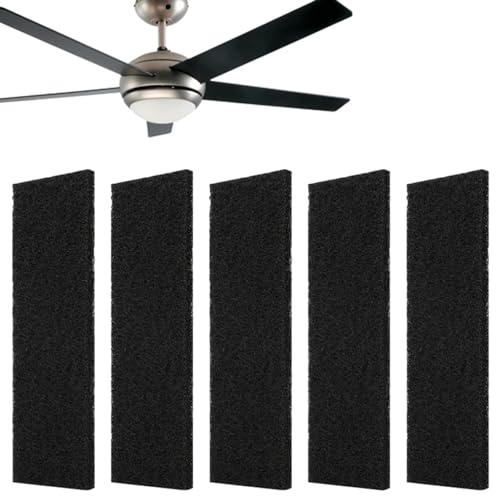 Ceiling Fan Filters, Air Purifier Pads, Dust Filters, Activated Carbon Strainer, Sturdy Material, (9.96x3.46 Inches), Ideal for Home Use, for Cleaning and Dirt Reduction von Uonguon