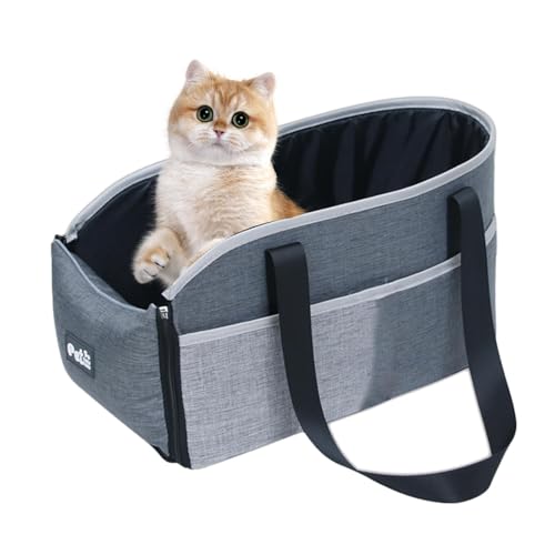 Center Console Dog Seat for Small Dogs, Removable Cushion Pet Carrier for Car Interior, Small Dog Cat Seat for All Seasons, Portable Pet Bed for Balcony and Bedroom Center Console Dog Seat for Small Dogs, Removable Cushion Pet Carrier for Car Interior, Small Dog Cat Seat for All Seasons, Portable Pet Bed for Balcony and Bedroom von Uonguon