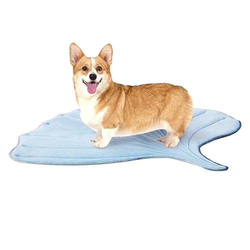 Cooling Mat, Washable Non-Slip Cooling Pad, Breathable Blanket Plant-Shaped Bed, Soft & Lightweight for Dogs, Medium Large Small Puppy Kitten All Breeds Indoor Use Cooling Mat, Washable Non-Slip Cooling Pad, Breathable Blanket Plant-Shaped Bed, Soft & Lightweight for Dogs, Medium Large Small Puppy Kitten All Breeds Indoor Use von Uonguon