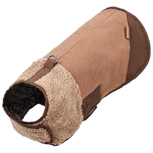 Dog Clothes Jacket, Cotton Padded Vest, Reversible Cozy Wear, Warm Insulation, Snug Fit, Sturdy Material, 4 Sixes, Brown Color, Ideal for Cold Weather Necessities Dog Clothes Jacket, Cotton Padded Vest, Reversible Cozy Wear, Warm Insulation, Snug Fit, Sturdy Material, 4 Sixes, Brown Color, Ideal for Cold Weather Necessities von Uonguon