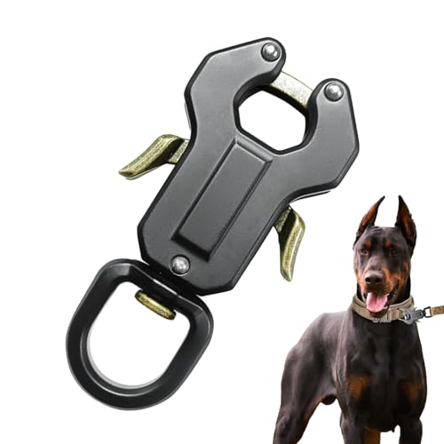 Dog Leash Clasp, Zinc Alloy Locking Clips, Quick Release Compact Buckle, Rust Resistant Secure Hook, Pet Collar Connector for Puppy Daily Training Outdoor Hiking Camping Dog Leash Clasp, Zinc Alloy Locking Clips, Quick Release Compact Buckle, Rust Resistant Secure Hook, Pet Collar Connector for Puppy Daily Training Outdoor Hiking Camping von Uonguon