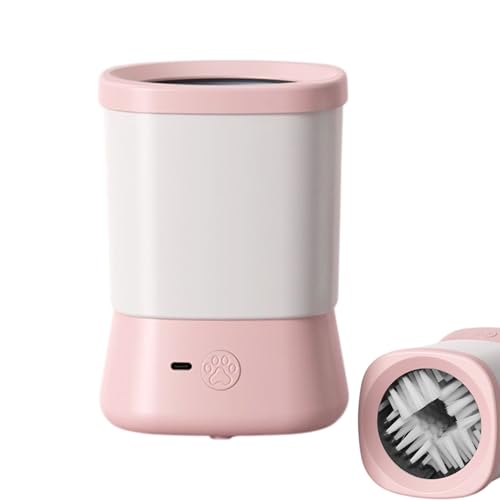 Dog Paw Washer, Portable Scrubber Cup, 4.41x6.06 inches Two Speed Silicone Cleaner with Anti Splash Lid, Gentle Grooming Brush, Pet Paw Cleaning Tool for Camping and Outdoor Use Dog Paw Washer, Portable Scrubber Cup, 4.41x6.06 inches Two Speed Silicone Cleaner with Anti Splash Lid, Gentle Grooming Brush, Pet Paw Cleaning Tool for Camping and Outdoor Use von Uonguon
