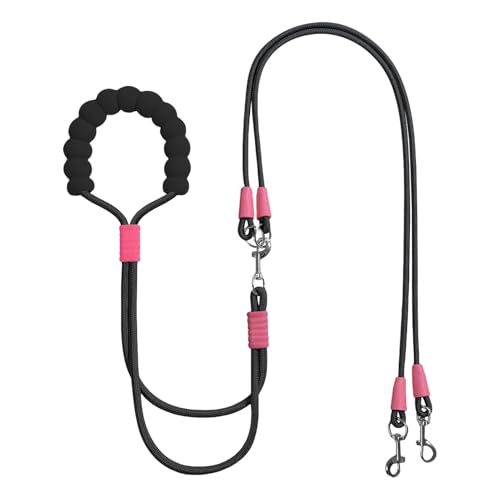 Double Pet Strap, Sturdy Two Dog Rope Strap, 70.87 inches Heavy Duty Adjustable Length Walking Leashed, Outdoor Tool Small and Medium Dogs for Running, Hiking, Camping Double Pet Strap, Sturdy Two Dog Rope Strap, 70.87 inches Heavy Duty Adjustable Length Walking Leashed, Outdoor Tool Small and Medium Dogs for Running, Hiking, Camping von Uonguon