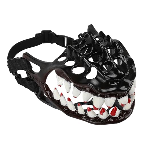 Halloween Dog Muzzle with Large Teeth | Spooky Werewolf Costume Prop for Dogs | Creepy Dog Costume with Teeth for Anti-Bite Protection | Fun Dog Muzzle for Halloween Parties and Events Halloween Dog Muzzle with Large Teeth | Spooky Werewolf Costume Prop for Dogs | Creepy Dog Costume with Teeth for Anti-Bite Protection | Fun Dog Muzzle for Halloween Parties and Events von Uonguon