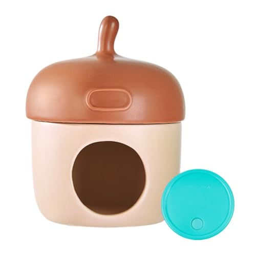 Hamster House, Cute Ceramic Acorn Cave, Ice Cage Accessories, Unique Small Animal Habitat Decor, Perfect Decoration for Dwarf Hamsters, Gerbils & Mice, Cozy & Functional Design Hamster House, Cute Ceramic Acorn Cave, Ice Cage Accessories, Unique Small Animal Habitat Decor, Perfect Decoration for Dwarf Hamsters, Gerbils & Mice, Cozy & Functional Design von Uonguon