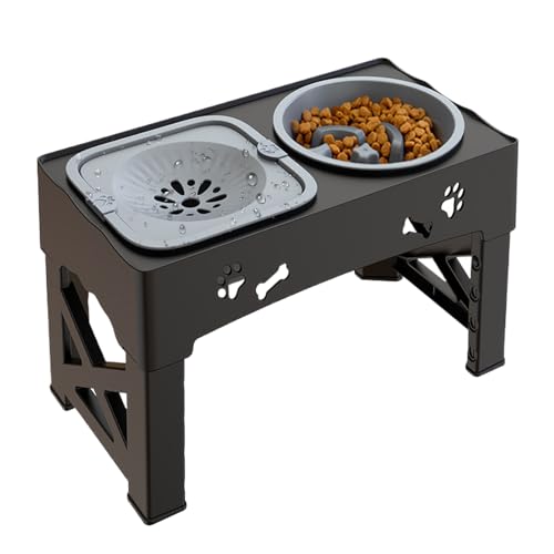 Puppy Feeding Station, Food Water Bowl Stand, 16.93x9.57x3.23 Inches Compact Design Easy to Clean, Pet Waterer Feeder Supplies for Small Medium Pets, Kittens and Puppies Puppy Feeding Station, Food Water Bowl Stand, 16.93x9.57x3.23 Inches Compact Design Easy to Clean, Pet Waterer Feeder Supplies for Small Medium Pets, Kittens and Puppies von Uonguon