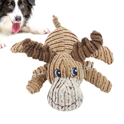 Squeaky Dog Toy, Tough Plush Chew Dogs, Interactive Pet Toy, Soothing Busy Dogs, Sturdy Material, 9.85x9.06 Inches, for Small to Medium Breeds, Multicolor Squeaky Dog Toy, Tough Plush Chew Dogs, Interactive Pet Toy, Soothing Busy Dogs, Sturdy Material, 9.85x9.06 Inches, for Small to Medium Breeds, Multicolor von Uonguon