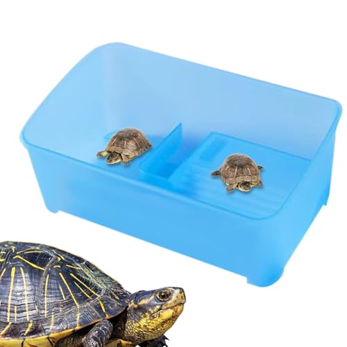 Turtle Aquarium Kit, Deepened Turtle Tank Starter Kit, Reptile Terrarium with Basking Platforms for Aquatic Turtles, 5 Multi-Functional Areas for Crabs and Crayfish Turtle Aquarium Kit, Deepened Turtle Tank Starter Kit, Reptile Terrarium with Basking Platforms for Aquatic Turtles, 5 Multi-Functional Areas for Crabs and Crayfish von Uonguon