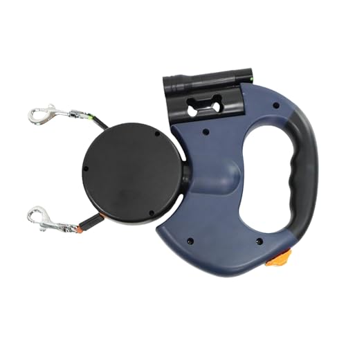 Two Dog Reflective Retractable Rope, Ergonomic Walking Pet, Convenient Hook with Automatic Untangle Feature, Sturdy Lead for Small, Medium, and Large Dogs Two Dog Reflective Retractable Rope, Ergonomic Walking Pet, Convenient Hook with Automatic Untangle Feature, Sturdy Lead for Small, Medium, and Large Dogs von Uonguon