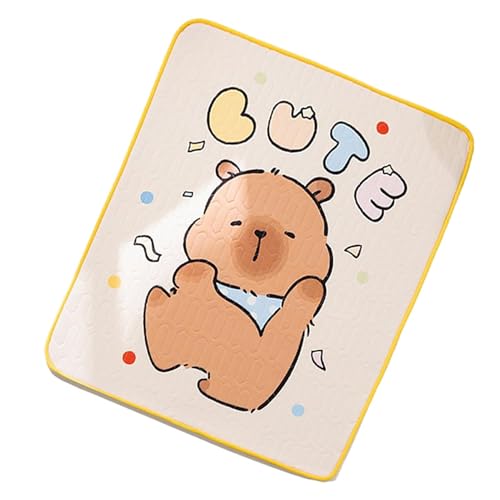 Uonguon Dog Cooling, Cooling Dog Mat, Easy Washable Sleeping Pad, Breathable Cat Blanket, 17.72x13.78 Inches, for Indoor Outdoor Floor Car Seats Travel Rest, Portable von Uonguon