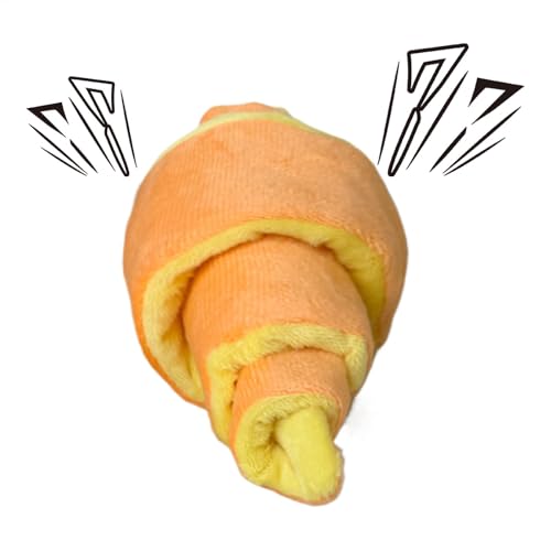 Uonguon Dog Enrichment Toys, Soft Croissant Shaped Dog Digging Toy, Chewable Pet Supplies, Interactive Plush, Ideal for Indoor and Outdoor Play, 7.09x2.95x3.15 Inches, Lightweight von Uonguon
