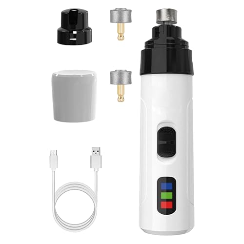 Uonguon Dog Nail Grinder, Electric Dog Trimmer, Super Quiet Pet Claw Grooming Tool, Safe and Gentle Toenail Grinding for Kittens and Puppies, Ideal for Easy and Comfortable Care von Uonguon