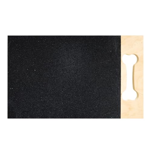 Uonguon Dog Scratch Board for Nails, Wooden Dog Scratching Pad, Paw Trimming Tool, Wear Resistant Sandpaper, No Nail Grinding, 15.75x8.86x0.59 Inches, Training and Grooming von Uonguon