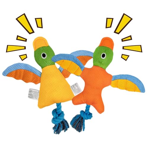 Uonguon Dog Squeak Toys, Bird Chew Squeaky Toy for Dogs, Soft Plush Animal with Rope Knot, Interactive Play for Small, Medium Large Breeds, Pet Supplies, 9.45x11.02x1.97 inches Uonguon Dog Squeak Toys, Bird Chew Squeaky Toy for Dogs, Soft Plush Animal with Rope Knot, Interactive Play for Small, Medium Large Breeds, Pet Supplies, 9.45x11.02x1.97 inches von Uonguon