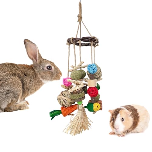 Uonguon Kaninchen Kauspielzeug Zur Zahnpflege,Nagetier Spielzeug Zur Beschäftigung Gegen Langeweile - Natürlicher Nagerspaß Knabberspaß Für Kleintiere Wie Frettchen Hamster Eichhörnchen Uonguon Kaninchen Kauspielzeug Zur Zahnpflege,Nagetier Spielzeug Zur Beschäftigung Gegen Langeweile - Natürlicher Nagerspaß Knabberspaß Für Kleintiere Wie Frettchen Hamster Eichhörnchen von Uonguon