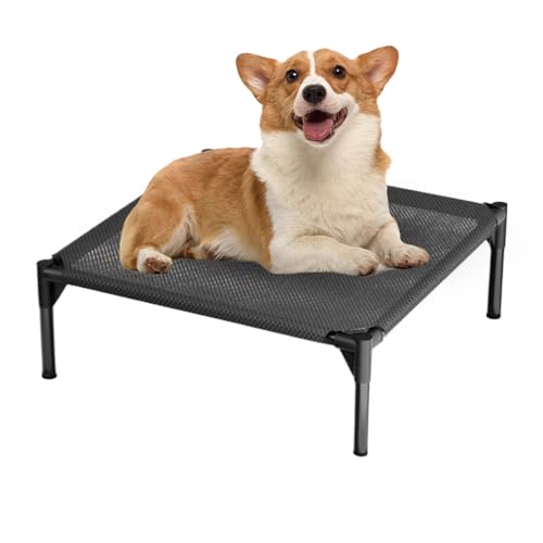 Uonguon Outdoor Dog Bed, Elevated Waterproof Cot with Breathable Cooling Cushion,19.29x19.29x7.48 Inches Anti Slip Washable Crate for Camping, Winter, Indoor and Playground Use Uonguon Outdoor Dog Bed, Elevated Waterproof Cot with Breathable Cooling Cushion,19.29x19.29x7.48 Inches Anti Slip Washable Crate for Camping, Winter, Indoor and Playground Use von Uonguon