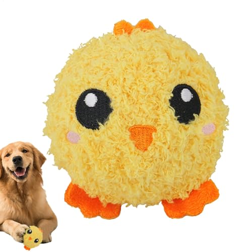 Uonguon Squeaky Dog Balls, Funny Animal Dog for Puppies, Plush Design with Squeaky, Puppy Training Aid for Home, Pet Room, Bedroom, for Boys & Girls, 3.54x3.94 Inches von Uonguon