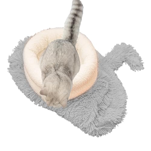 Winter Cozy Cat Bed Cave | Comfortable Pet Snuggle Sack for Cats and Small Dogs | Self-Warming Burrow Sleeping Bag | Ideal Cat Bed Cave for Ultimate Comfort ) Cozy Winter Snuggle Sack von Uonguon