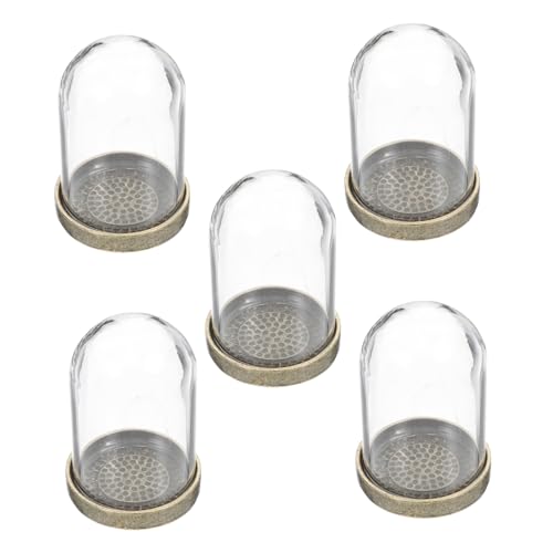 5 Sätze DIY Terrarium Teile mit Tablett Mikro Landschaft Abdeckung für Dekoration in Wohnräumen Transparentes Design für Innen und Außenbereiche 5 Sätze DIY Terrarium Teile mit Tablett Mikro Landschaft Abdeckung für Dekoration in Wohnräumen Transparentes Design für Innen und Außenbereiche von Uonlytech