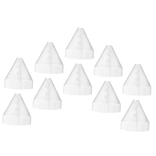 Uonlytech 10 STK. Konische Schutzhülle Für Pflanzensämlinge Klare Pflanzendecke Abdeckung Schnecke Cloches Trichter Pflanzenschutzhülle Drinnen Anlage Frost Geformt Gartenglocke Das Haustier Uonlytech 10 STK. Konische Schutzhülle Für Pflanzensämlinge Klare Pflanzendecke Abdeckung Schnecke Cloches Trichter Pflanzenschutzhülle Drinnen Anlage Frost Geformt Gartenglocke Das Haustier von Uonlytech