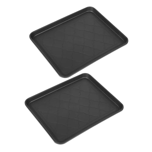 Uonlytech 2 Stück Schuhablage Aus Pp-Material Für Schuhe Und Stiefelbruchfest Und Einfach Zu Reinigen Indoor- Und Outdoor-nutzung Als Kofferraumablage Oder Topfunterlage Schlanke Schwarze Fo Uonlytech 2 Stück Schuhablage Aus Pp-Material Für Schuhe Und Stiefelbruchfest Und Einfach Zu Reinigen Indoor- Und Outdoor-nutzung Als Kofferraumablage Oder Topfunterlage Schlanke Schwarze Fo von Uonlytech