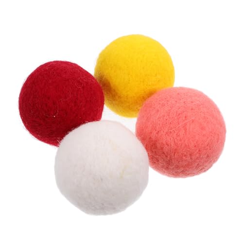 Uonlytech 4Stücke Interaktives Hundespielzeug Filz Teiliges mit Kauspielzeug Bellendem Ball für Altersgruppen Stärkt die Bindung zwischen Haustier Uonlytech 4Stücke Interaktives Hundespielzeug Filz Teiliges mit Kauspielzeug Bellendem Ball für Altersgruppen Stärkt die Bindung zwischen Haustier von Uonlytech
