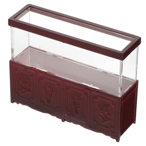 Uonlytech Aquarium Dekoration Retro Fischglas Für Schreibtisch Indoor Landschaftsmodell Tischornament von Uonlytech