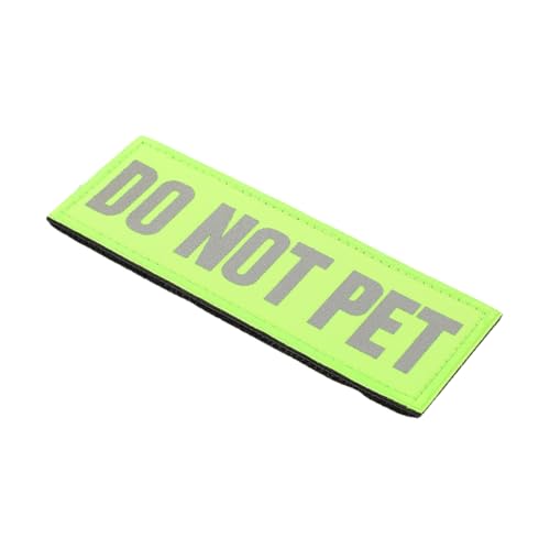 Uonlytech Reflektierender Do Not Pet Patch Für Servicehundegeschirre Strapazierfähiges Sicherer -Sichtbarkeit Für Arbeitshunde Und Trainingszwecke Uonlytech Reflektierender Do Not Pet Patch Für Servicehundegeschirre Strapazierfähiges Sicherer -Sichtbarkeit Für Arbeitshunde Und Trainingszwecke von Uonlytech
