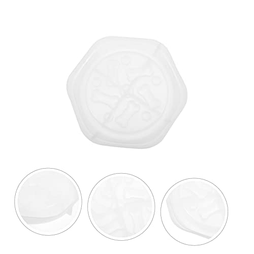 Uonlytech Silikonform für DIY Haustier Futternapf aus Flexiblem Leicht zu Reinigendem Material mit Reliefmuster für Individuelle Fressnäpfe Wiederverwendbar und Spülmaschinenfest für Katzen von Uonlytech